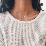 Heart Shape Choker Necklace